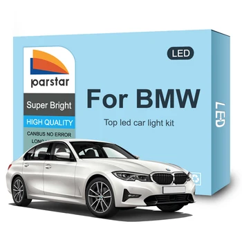 Parstar LED iç ışık lamba kiti BMW İçin 1 3 5 7 Serisi E87 E81 F20 E46 E90 E91 E92 E93 E39 E60 E61 F10 F11 E38 E65 E66 Ampul