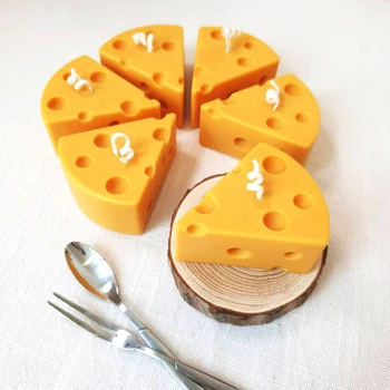 Peynir Aromaterapi Mumlar El Yapımı Kek Aromaterapi Düğün Mumlar Ev Dekorasyon Koku Mumlar Ins Çekim Sahne