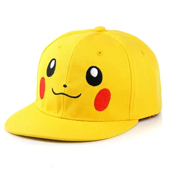 Pikachu Pokemon Gitmek beyzbol şapkası Karikatür Anime Figürleri Cosplay Şapka Ayarlanabilir Kadın Erkek Çocuklar İçin Spor Doruğa Kawaii Sunhat Oyuncaklar