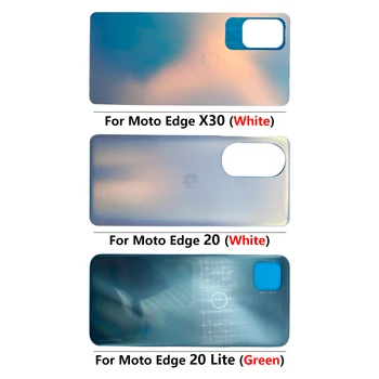Pil Kapağı Arka Kapı Konut Değiştirme Moto G22 G50 5G kenar 20 Lite / kenar X20