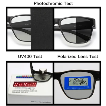 Polarize Wrap Etrafında Kalkan Fotokromik Güneş Gözlüğü Gözlük Giymek Kapak Reçete Gözlük Erkekler Kadınlar için