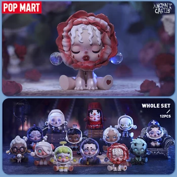 POP MART Skullpanda Antik Kale Serisi Gizem Kutusu 1 ADET / 12 ADET Koleksiyon Sevimli Kör Kutu Kawaii oyuncak figürler