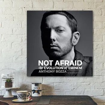 Popüler şarkıcı Eminem poster eminem ruffian Eminem Aina müzik albüm kapağı duvar sticker rap hip hop dekoratif boyama posteri