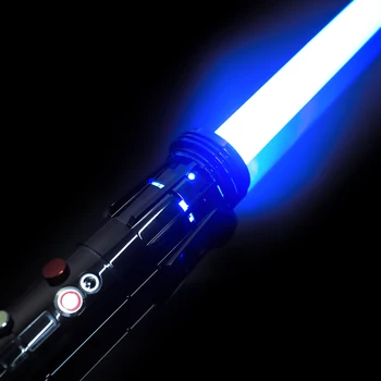 PunkSaber çift Lightsaber ağır düello lazer kılıç RGB sonsuz renk değiştirme 12 ses pürüzsüz salıncak Xeno piksel ışık kılıç