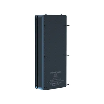 QC3. 0 Hızlı Şarj Pil 18650 taşınabilir güç kaynağı kılıfı Kaynak Ücretsiz Çift USB DIY 18650 Tutucu saklama kutusu Powerbank Cep Telefonu İçin