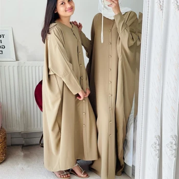 Ramazan Tek Parça Namaz Abaya Elbise Jilbab Başörtüsü Elbiseler Kaftan Robe Uzun Khimar Mütevazı İslam Dubai Elbise