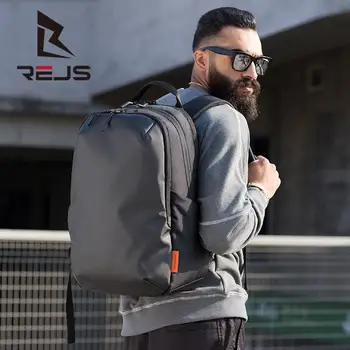REJS Marka Erkek Sırt Çantası Su Geçirmez seyahat sırt çantası Moda Laptop Sırt Çantası Büyük Kapasiteli Rahat Lüks okul sırt çantası Mochilas