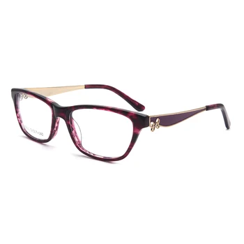 Reven Jate K9121 Asetat Tam Jant Esnek Yüksek Kaliteli Gözlük Çerçevesi Erkekler ve Kadınlar için Optik gözlük çerçevesi Gözlük
