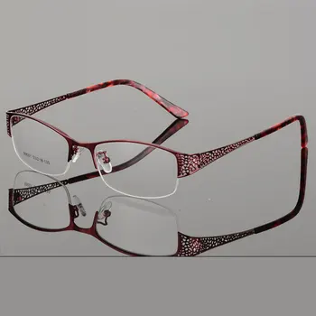 Reven Jate Yarım Çerçevesiz Gözlük Çerçevesi Optik Reçete Yarı Jant Gözlük Gözlük Çerçevesi kadın Gözlük Kadın