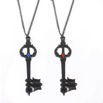 RJ Kingdom Hearts Anahtarlıklar Kolye Oblivion Unutulmuş Bıçak Keyblade Taç Kalp Logosu araba anahtarlığı Kadın Erkek Oyunu Takı