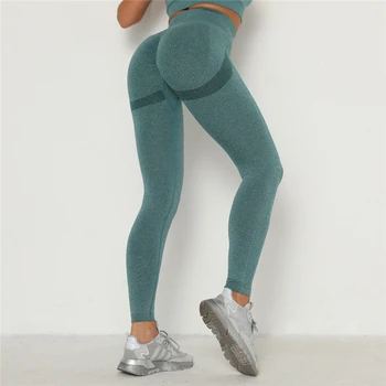 Rooftrellen Kadın Spor Yoga Dikişsiz Pantolon Spor Giyim Sıkı Yüksek Bel Atletik Egzersiz Spor Tayt Activewear Pantolon