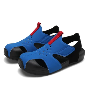 Sandalet Çocuklar Açık Plaj su ayakkabısı Yaz Erkek kaymaz Açık Ayakkabı Yumuşak Taban Kanca Aqua Spor Sandalet kızlar için