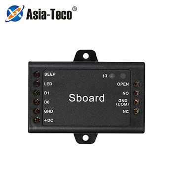 Sboard Mini Tek Kapı Erişim kontrol panosu Wiegand 26 ~ 37 Bit Çıkış 1000 Kullanıcı Kullanıcı Verileri Transfer edilebilir
