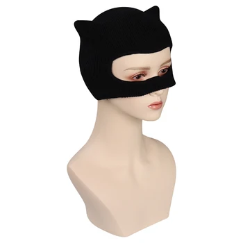 Selina Kyle Maske Cosplay Lateks Maskeleri Kask Masquerade Cadılar Bayramı Partisi Kostüm Sahne