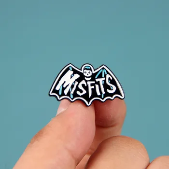 Sevgili-size Veteran korku punk grubu Misfits broş band karikatür broş çanta aksesuarları