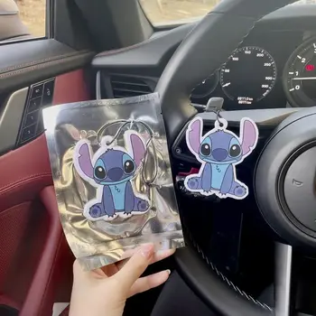 Sevimli Karikatür Dikiş Araba Hava Spreyi Araba Kalıcı Aroma Koku Adet Araba Süslemeleri Pano anime Süslemeleri araba kolye
