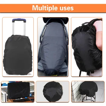 Seyahat sırt çantası yağmur kılıfı Su Geçirmez Diş Desen omuzdan askili çanta 20L-70L Açık Kamp Yürüyüş Taşınabilir Katlanabilir Davayı Korumak