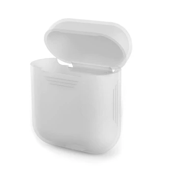 Silikon Kablosuz kulaklık kutusu AirPods İçin Koruyucu Kapak Cilt Aksesuarları Apple Airpods Şarj Kutusu