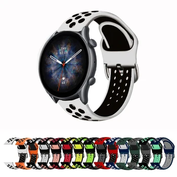 Silikon Kayış Amazfit GTR 3 Pro akıllı saat Bilezik 22mm Spor Değiştirin Watchband Amazfit GTR 3 2 2E 47mm Aksesuarları