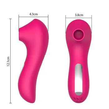 Silikon Vajina Emme Vibratörler 10 Hız Titreşimli Oral Seks Klitoris Enayi Klitoris Stimülatörü Seks Oyuncakları Kadın Mastürbasyon için