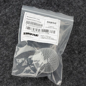 SM58s Yedek çelik ızgara Mikrofon ızgara kafası Mikrofon ızgarası Yedek kafa DIY Parçaları Aksesuar Ücretsiz Alışveriş