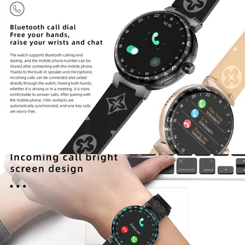 Smartwatch LV-02 Müzik HD 3D Ekran Spor bluetooth Çağrı akıllı saat Kadın Erkek NFC Sıcaklık Monitörü Sağlık Android IOS İçin