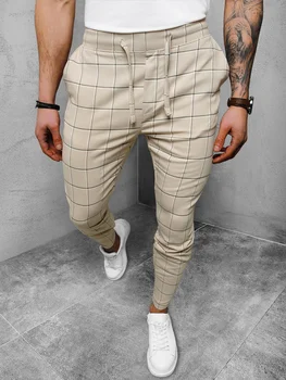 Spor İnce Pantolon Erkek Pantolon Harem Hip Hop Streetwear Moda Kargo Dijital Baskı Pantolon Erkekler