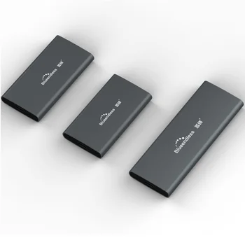 SSD kasa Tipi C Tipi C Desteği 2242/2260/2280 / msata M. 2 NGFF B anahtar Yuvası SSD Alüminyum Kasa katı hal diski Yüksek Hızlı
