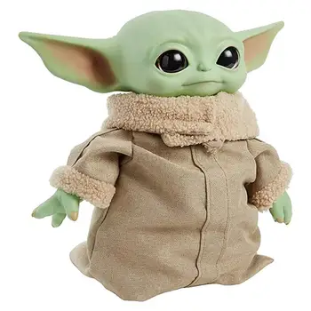 Star Wars Yoda Bebek Bebek Modeli Oyuncaklar büyük 28 cm Mandaloryalı Sevimli Yoda Heykeli Lateks Bebek Şekil Süs Hediye Çocuklar için arkadaş