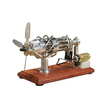 Stokta 16 Swashplate Stirling Motoru İçten yanmalı Motor Modeli Fabrika Satış Bilim ve Eğitim Modeli doğum günü hediyesi