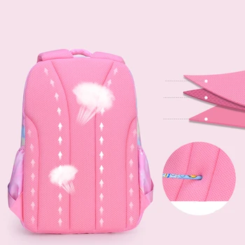 Su geçirmez Çocuk Okul çantası 2023 Yeni İlköğretim okul sırt çantası Sevimli Renkli Çanta Kızlar için Prenses okul çantası Mochila Femenina