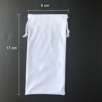 Swanwıck beyaz mikrofiber yumuşak kılıfı gözlük ipli çanta ambalaj çanta için güneş gözlüğü bez özel logo toptan yüksek kalite