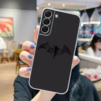 Süper kahraman DC Batman Telefon Kılıfı İçin Samsung Galaxy S22 S21 Ultra S20 S30 FE S8 S9 S10 5G Artı Lite Yumuşak Şeffaf Kapak