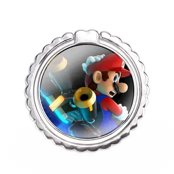 Süper sevimli Marios cep telefonu Halka Tutucu Parmak Yüzük Standı Kickstand Metal tutamak