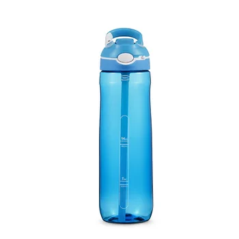 Sıcak Satış 750 ml Spor Su Şişesi Autospout Saman Ashland Şişe Tritan Plastik BPA Ücretsiz
