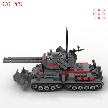 Sıcak WW2 Sovyetler Birliği ordusu Kırmızı alertes Apocalypse Tankı araçlar askeri silahlar savaş ekipmanları tuğla modeli oyuncak inşaat blokları