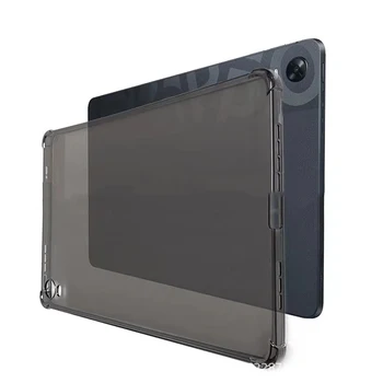 Tablet kılıfı İçin OPPO Pad 11.0 2022 TPU Şeffaf Silikon yumuşak Kapak Hava Yastığı Koruma Darbeye Dayanıklı çapa siyah ile OPD2101