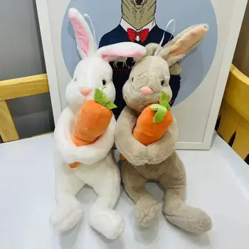 Tavşan peluş oyuncak Simülasyon Havuç Kawaii Tavşan Peluş Bebek Yeni Tasarım Yumuşak Tavşan doldurulmuş hayvan Oyuncaklar Çocuk Hediyeler İçin