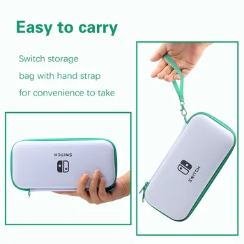 Taşınabilir Depolama Taşıma Çantası Nintendo Anahtarı Lite Konsolu Mini El StrapBox İçin Kart Yuvaları İle Anahtarı Lite Aksesuarı