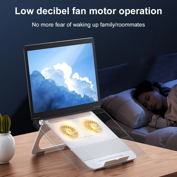 Taşınabilir dizüstü standı soğutma fanı ısı dağılımı pedi Macbook Air Pro İçin iPad HP DELL Tablet soğutucu tutucu dizüstü Braketi
