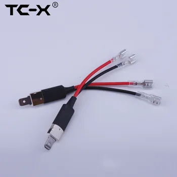 TC - X Bir Çift Araba Farlar Tek Diyot Dönüştürücü Kablo Bağlantı Hattı H1 LED Far Aksesuarları