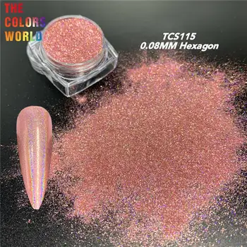 TCT-070 Yüksek Holografik Renk Solvent Dayanıklı Ince Boyutu Glitter Toz Nail Art Dekorasyon Tırnak Jel Lehçe Göz farı Makyaj