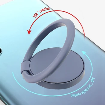 Telefon tutucu Kavrama Manyetik Araba Evrensel 360 Parmak Yüzük Standı Xiaomi Samsung iPhone XR metal braket Masaüstü telefon tutucu