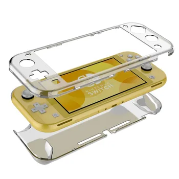 Temizle PC sert çanta Koruyucu Kapak Kabuk için Nintendo Anahtarı Lite NS Oyun Konsolu Kristal Şeffaf Tam Koruyucu erişim