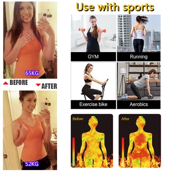 Ter Vücut Şekillendirici Pantolon Bel Eğitmen Şekillendirici Tayt Kadınlar için Sauna Pantolon Yağ Yakma Spor Salonu Spor Yüksek Belli Spor Tayt