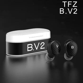TFZ / B. V2 TWS Gerçek Kablosuz Kulaklık Bluetooth 5.0 KULAKLIK Mini Kulaklık gürültü İptal Su Geçirmez Spor Kulaklık Koşu İçin