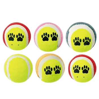 Topları Köpek Oyuncak Büyük Köpekler için Tenis Oyuncaklar Ev Parkı Oyun Eğitim İnteraktif Köpek Oyuncak Küçük Köpekler Aksesuarları Dayanıklı Yumuşak