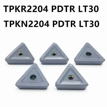 Torna aracı TPKN2204 TPKR2204 PDTR LT30 dış torna aracı PVD karbür TPKN 2204CNC torna parçaları aracı freze kesicisi TPKN