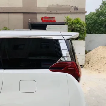 Toyota için Alphard Vellfire 2016 2017 2018 2019 2020 Araba Dış Arka Arka Kapı Pencere Üçgen Spoiler C Sütun Kanat Çerçeve Trim