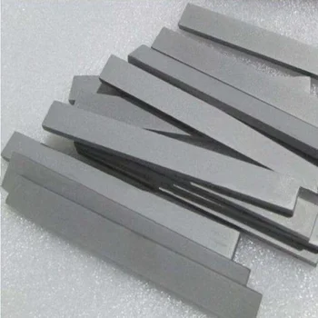 Tungsten Çelik Şerit kalınlığı 10mm sert alaşım çubuk süper sert darbeye dayanıklı aşınma parçaları YG8 tungsten çelik bıçak malzemesi